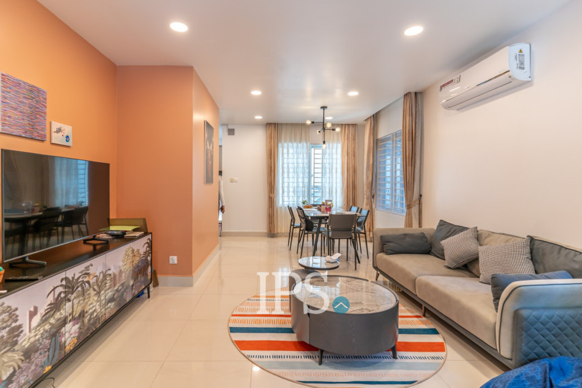 3 Bedroom Link Villa For Rent - Borey Peng Huoth The Star Platinum Mercurean, Veal Sbov, Phnom Penh