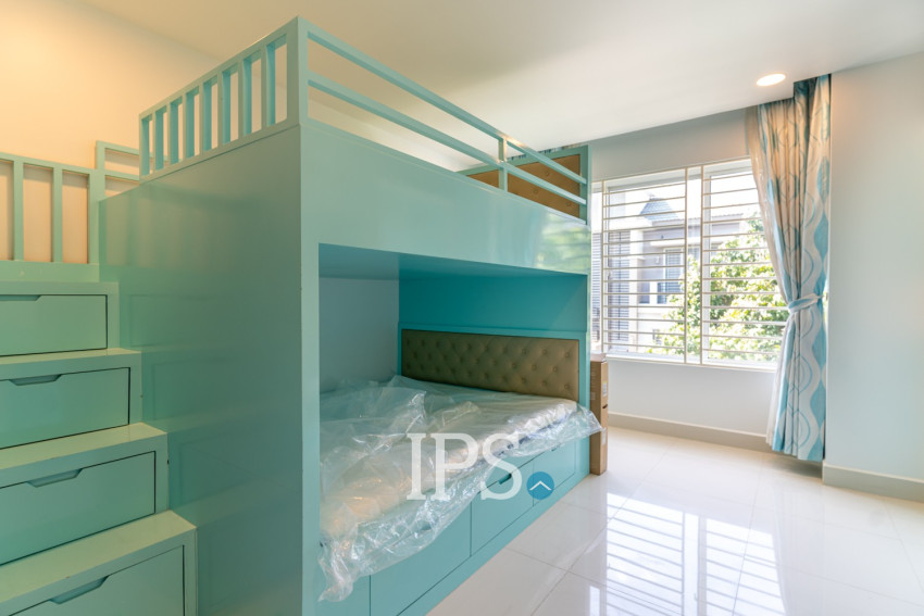 3 Bedroom Link Villa For Rent - Borey Peng Huoth The Star Platinum Mercurean, Veal Sbov, Phnom Penh
