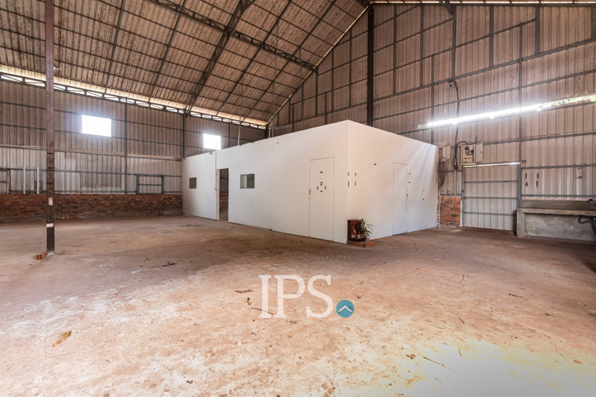 750 Sqm Warehouse For Rent - Chreav, Siem Reap