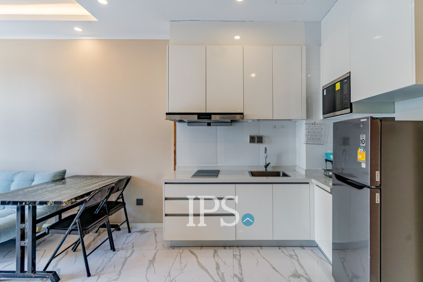 15th Floor 1 Bedroom Condo For Sale - One Park, Srah Chork, Phnom Penh