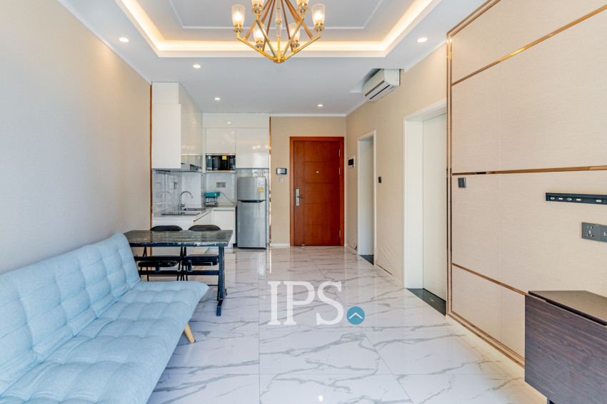 15th Floor 1 Bedroom Condo For Sale - One Park, Srah Chork, Phnom Penh