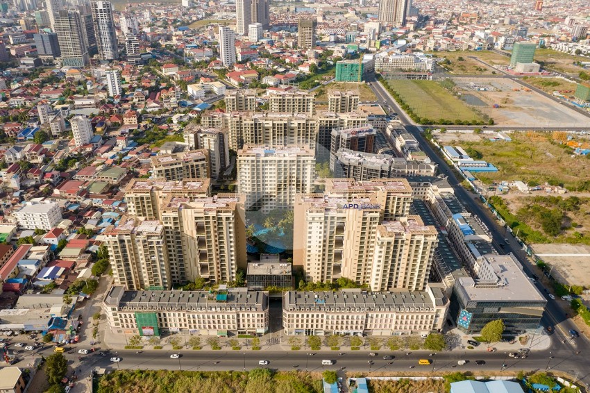 15th Floor 2 Bedroom Condo For Sale - One Park, Srah Chork, Phnom Penh