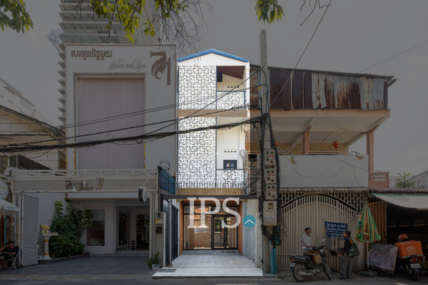 92 Sqm Retail and 4 Units Apartment For Rent - BKK1, Phnom Penh