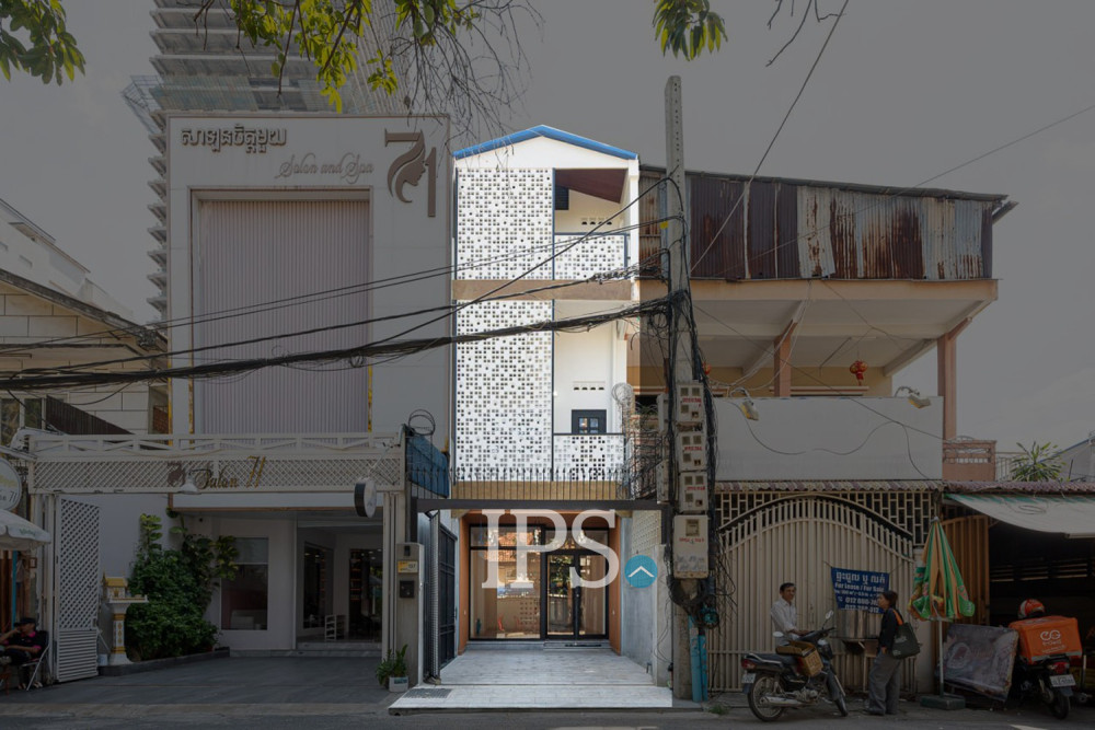92 Sqm Retail and 4 Units Apartment For Rent - BKK1, Phnom Penh