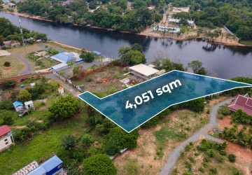 4,051 Sqm Land For Sale - Along Preaek Tuek Chu, Kampot Province thumbnail