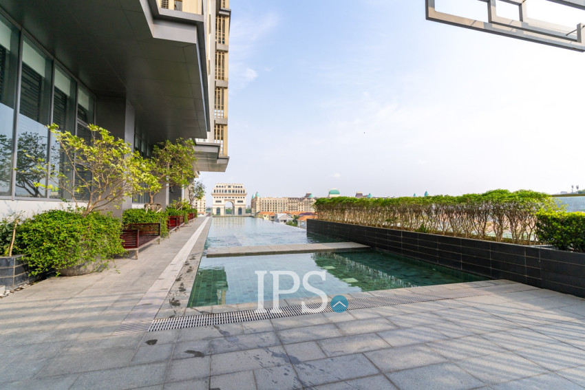 1 Bedroom Condo For Rent - CaSa Meridian, Tone Bassac, Phnom Penh