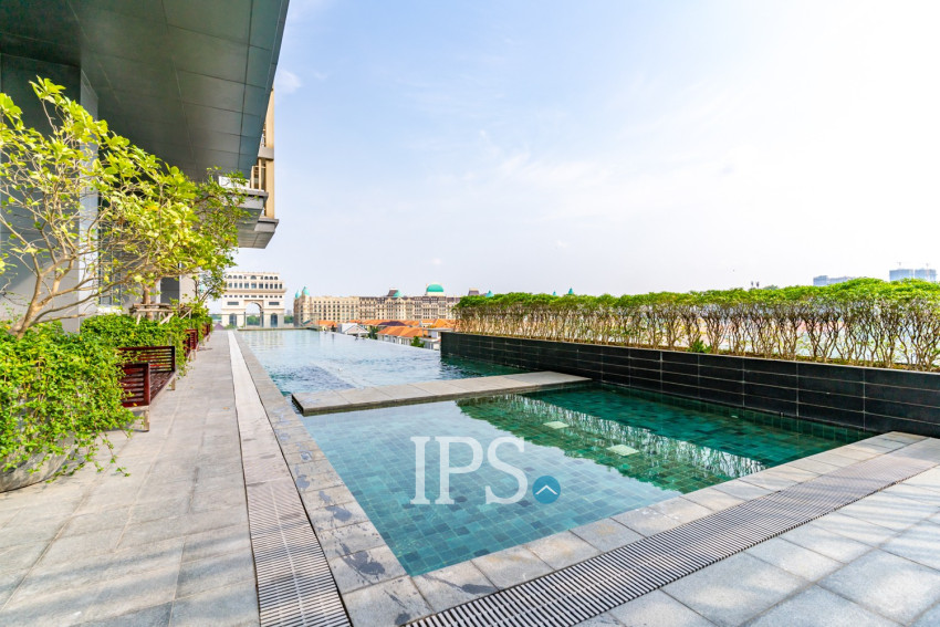 1 Bedroom Condo For Rent - CaSa Meridian, Tone Bassac, Phnom Penh