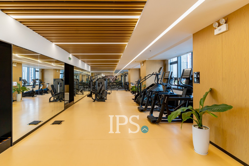 Studio For Sale - The Pinnacle Residence Type A4 Condominium, Tonle Bassac, Phnom Penh