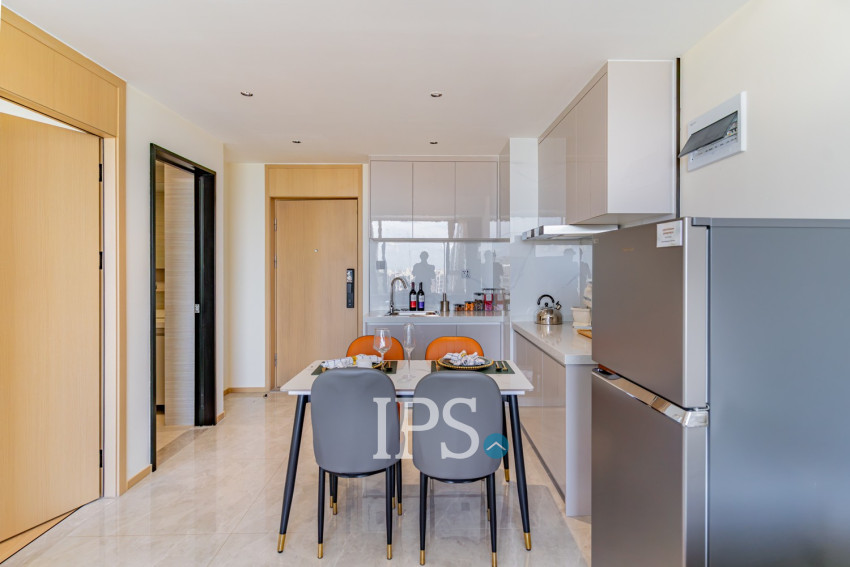 1 Bedroom Condo For Sale - The Pinnacle Residence Type B1 Condominium, Tonle Bassac, Phnom Penh