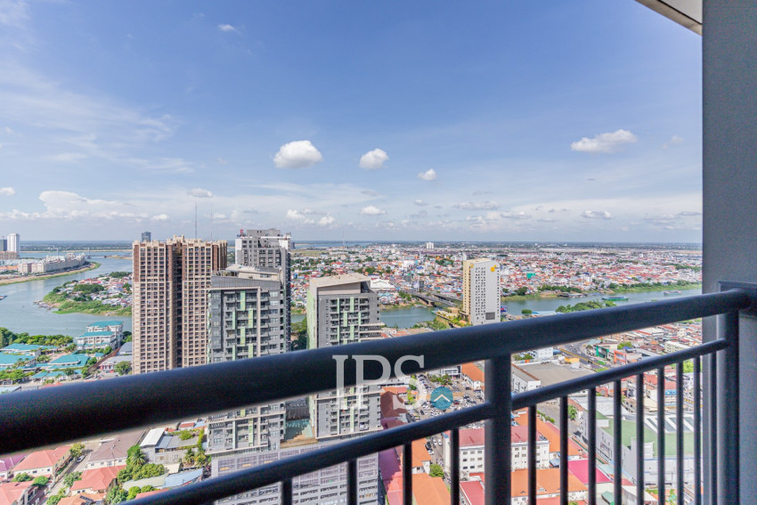 1 Bedroom Condo For Sale - The Pinnacle Residence Type B1 Condominium, Tonle Bassac, Phnom Penh
