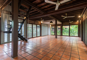 2 Bedroom Compound Wooden House For Rent - Sala Kamreuk, Siem Reap thumbnail