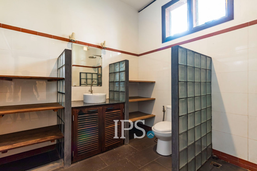 2 Bedroom Compound Wooden House For Rent - Sala Kamreuk, Siem Reap