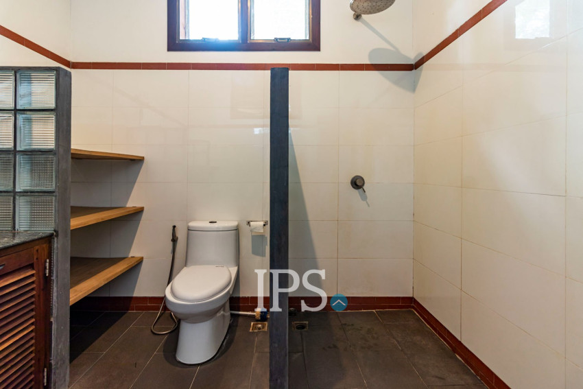 2 Bedroom Compound Wooden House For Rent - Sala Kamreuk, Siem Reap