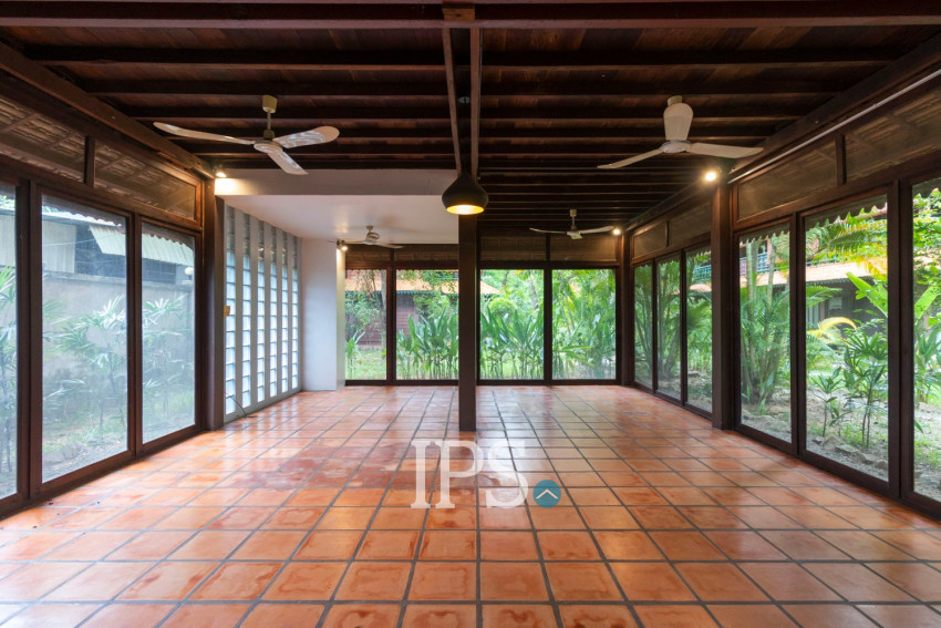 2 Bedroom Compound Wooden House For Rent - Sala Kamreuk, Siem Reap