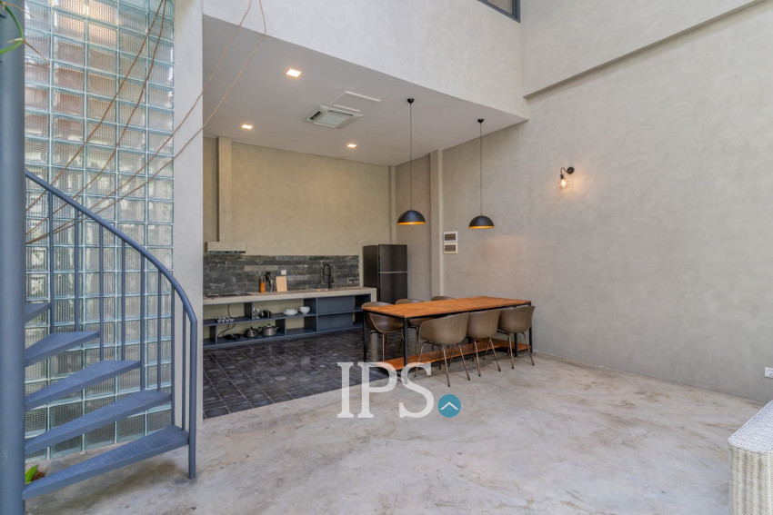 Renovated 2 Bedroom Townhouse For Rent - Tonle Bassac, Phnom Penh