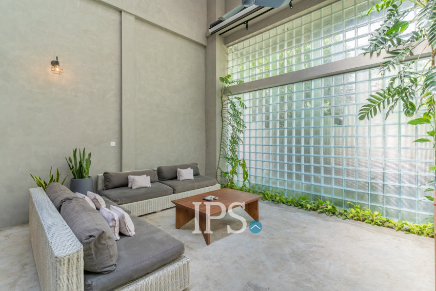 Renovated 2 Bedroom Townhouse For Rent - Tonle Bassac, Phnom Penh