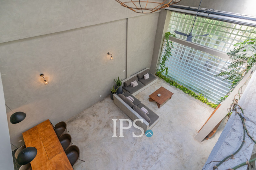Renovated 2 Bedroom Townhouse For Rent - Tonle Bassac, Phnom Penh
