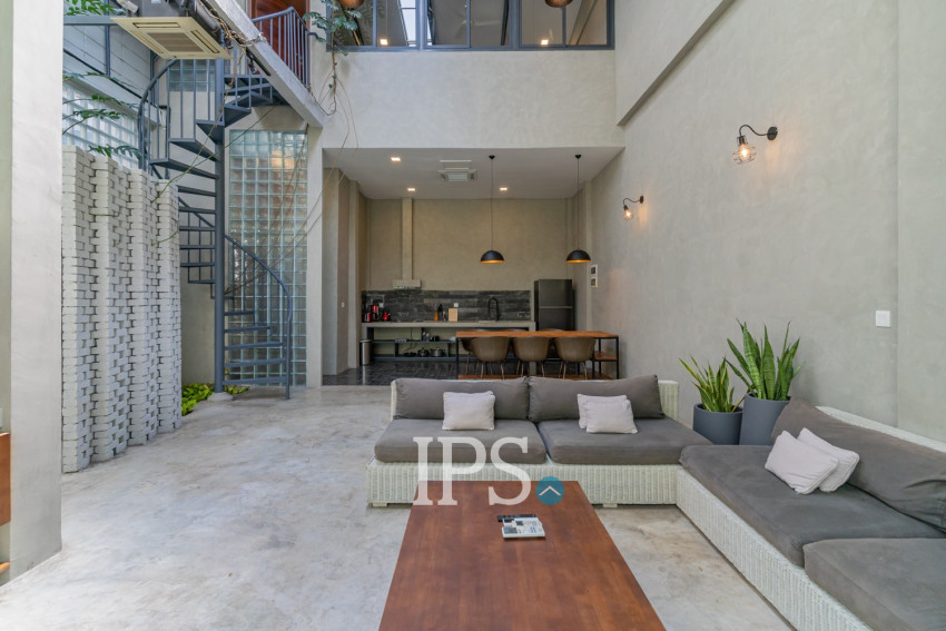 Renovated 2 Bedroom Townhouse For Rent - Tonle Bassac, Phnom Penh