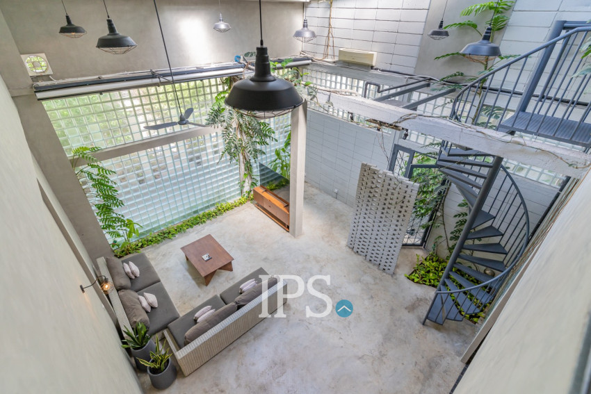Renovated 2 Bedroom Townhouse For Rent - Tonle Bassac, Phnom Penh
