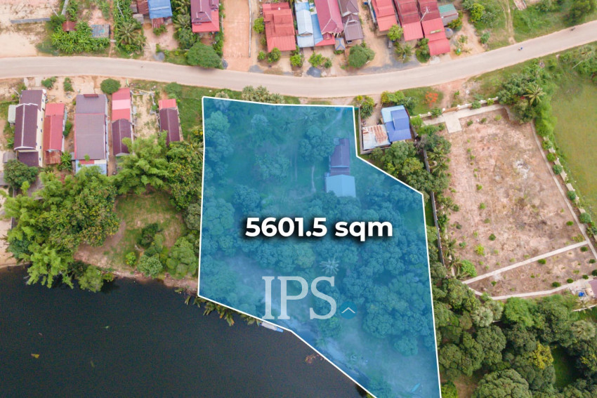 8,774 Sqm Land For Sale - Along Preaek Tuek Chu, Kampot Province