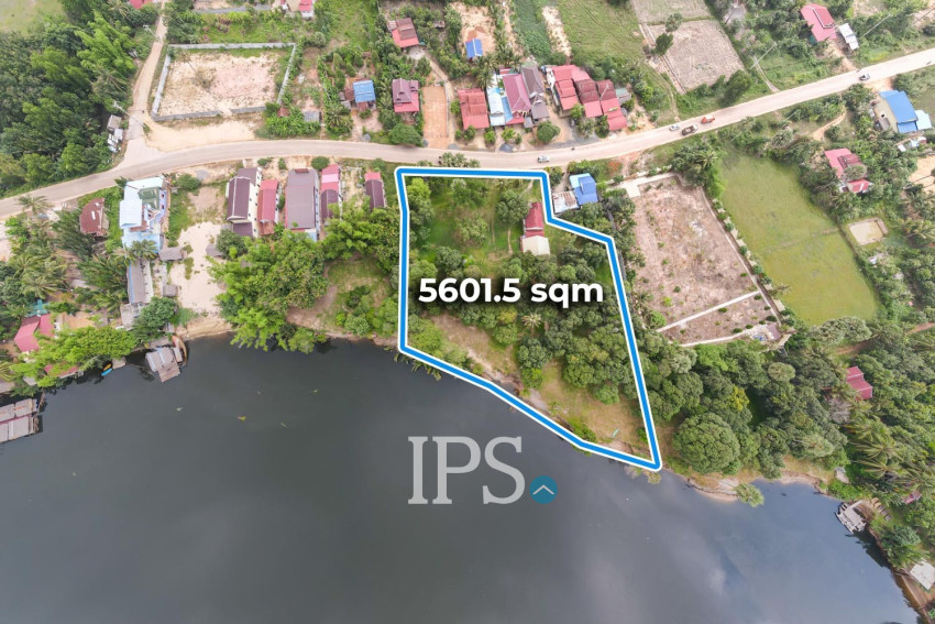8,774 Sqm Land For Sale - Along Preaek Tuek Chu, Kampot Province