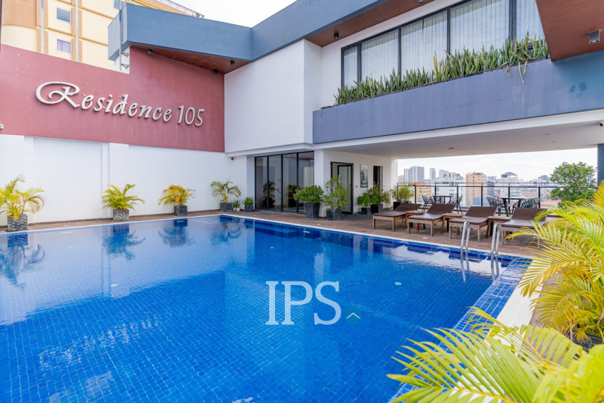 2 Bedroom Serviced Apartment For Rent - BKK 2, Phnom Penh