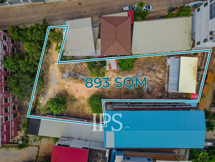 893 Sqm Commercial Land For Rent - Sala Kamreuk, Siem Reap