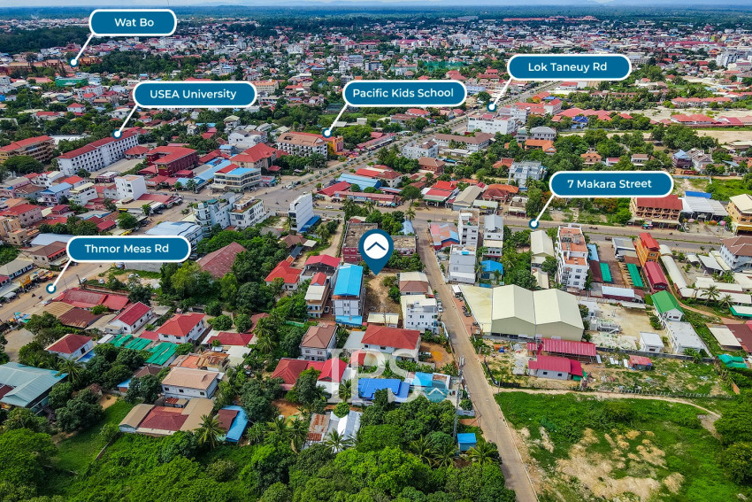 893 Sqm Commercial Land For Rent - Sala Kamreuk, Siem Reap