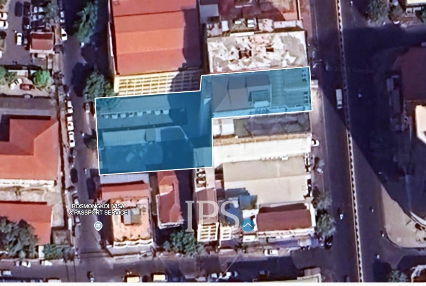 9 Storey Building with 805 Sqm Land For Rent - BKK2, Phnom Penh
