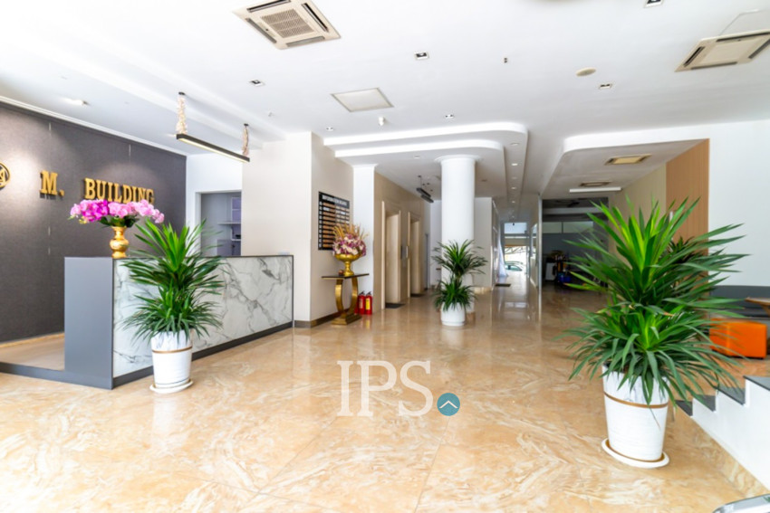 9 Storey Building with 805 Sqm Land For Rent - BKK2, Phnom Penh