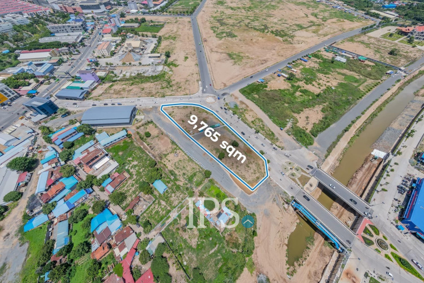 9,765 Sqm Commercial Land For Rent - Koh Norea, Phnom Penh