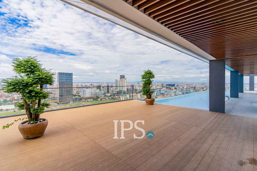 2 Bedroom Condo For Rent  - City View, Boeung Kak 1, Phnom Penh
