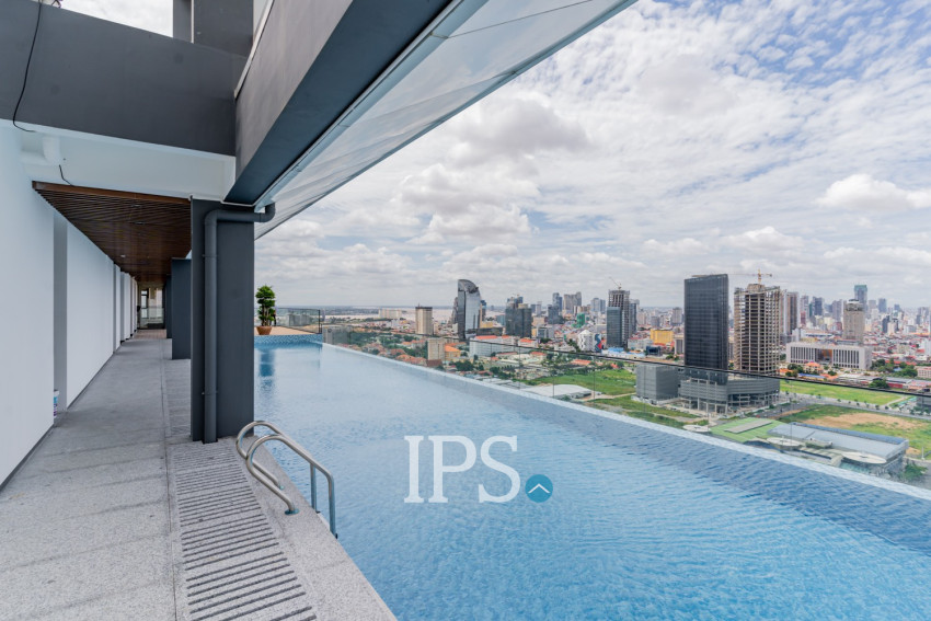 2 Bedroom Condo For Rent  - City View, Boeung Kak 1, Phnom Penh