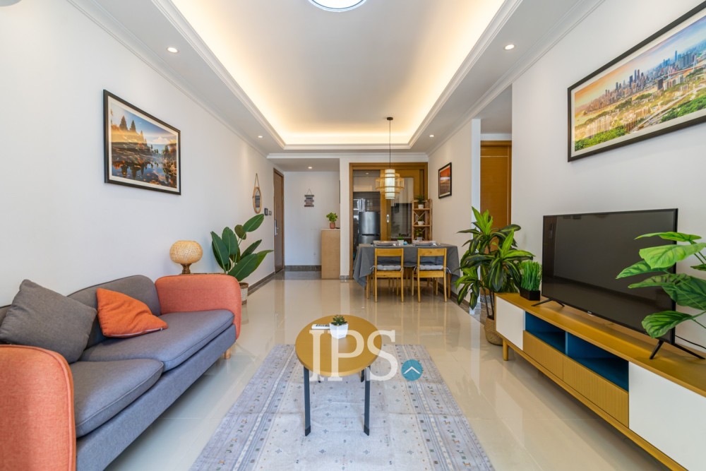 18th Floor 2 Bedroom Condo For Sale - R & F, Chak Angre Krom, Phnom Penh - Image 2
