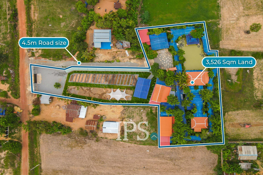 6 Bedroom Villa For Rent - Sangkat Sambour, Siem Reap