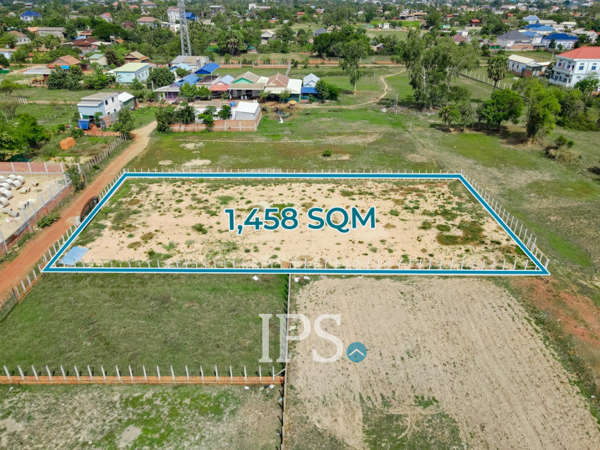 1,458 Sqm Land For Sale - Chreav, Siem Reap