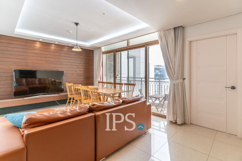 2 Bedroom Condo For Rent - De Castle Royal, BKK1, Phnom Penh