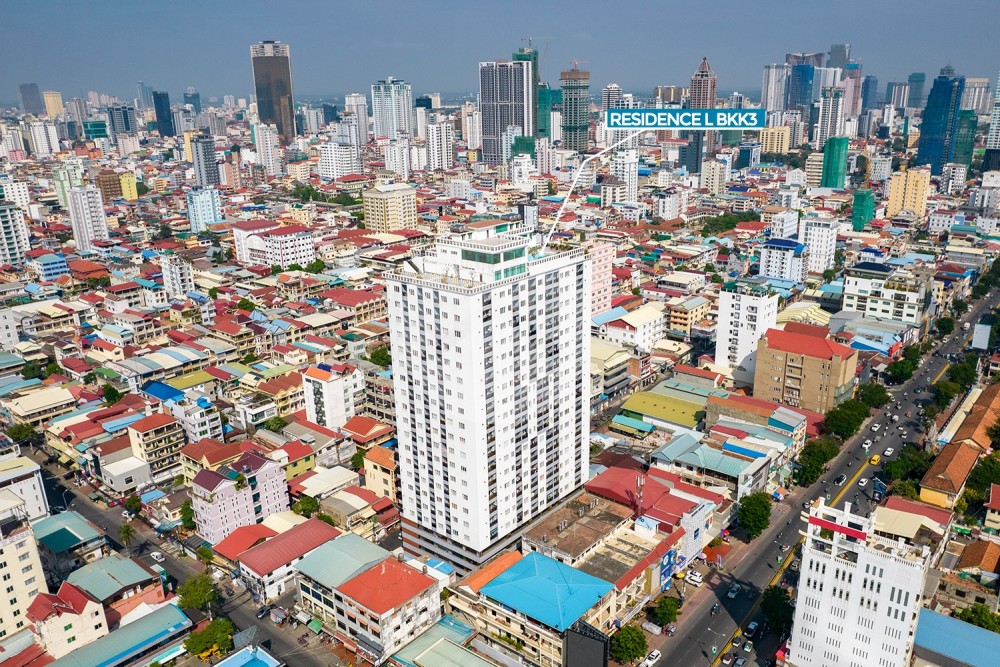 21th Floor 1Bedroom Condo For Sale - Residence L, BKK3, Phnom Penh - Image 14