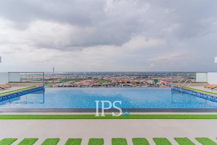 1 Bedroom Serviced Condo For Rent - TV Tower 1, Kilometer 6, Phnom Penh