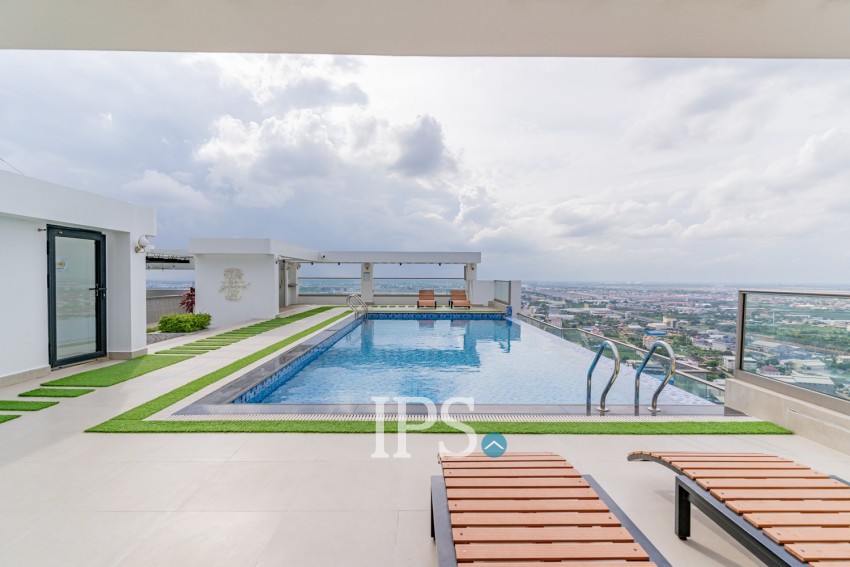 2 Bedroom Serviced Condo For Rent - TV Tower 1, Kilometer 6, Phnom Penh