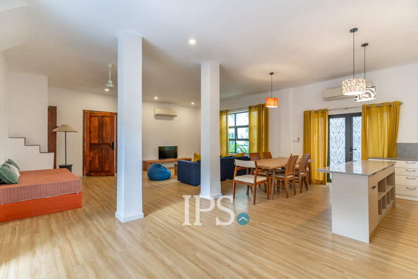 Renovated 2 Bedroom Apartment For Rent - Tonle Bassac, Phnom Penh
