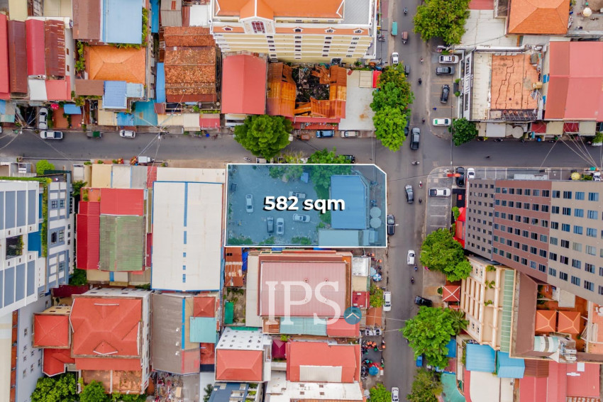 581 Sqm Corner Commercial Space For Rent - BKK1, Phnom Penh