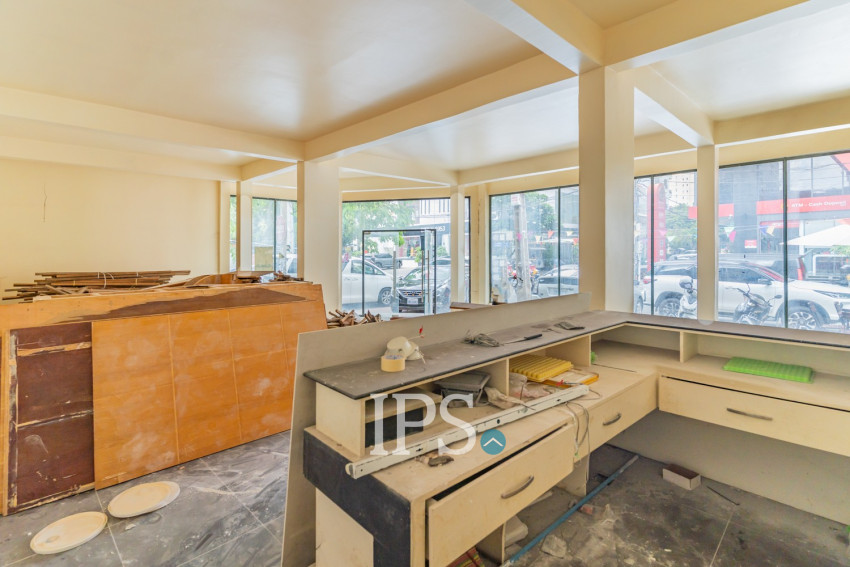 581 Sqm Corner Commercial Space For Rent - BKK1, Phnom Penh