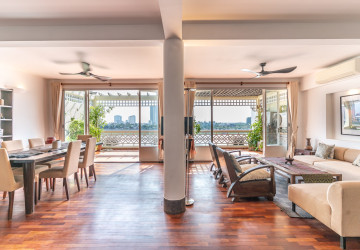 Renovated 3 Bedroom Apartment For Rent - Riverside, Phnom Penh thumbnail