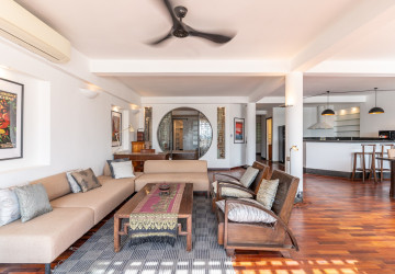 Renovated 3 Bedroom Apartment For Rent - Riverside, Phnom Penh thumbnail