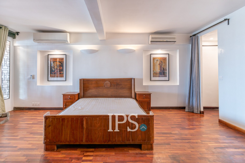 Renovated 3 Bedroom Apartment For Rent - Riverside, Phnom Penh