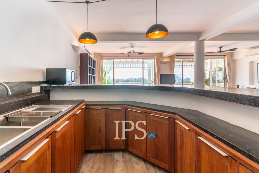 Renovated 3 Bedroom Apartment For Rent - Riverside, Phnom Penh