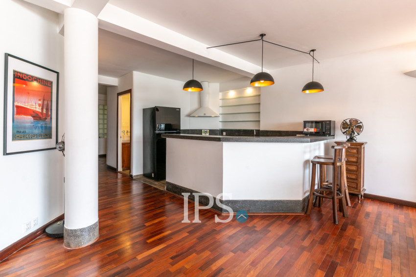 Renovated 3 Bedroom Apartment For Rent - Riverside, Phnom Penh