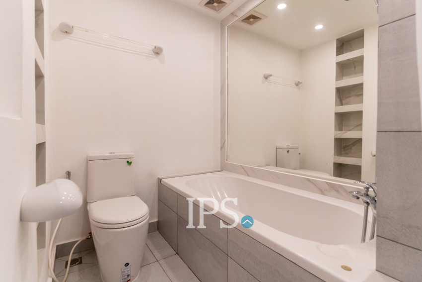 Renovated 3 Bedroom Apartment For Rent - Riverside, Phnom Penh