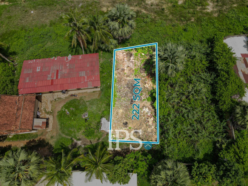 222 Sqm Land For Sale - Slor Kram, Siem Reap